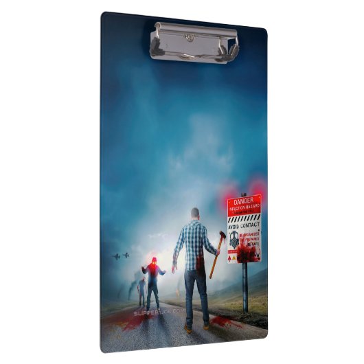 SlipperyJoe's fröhliche Halloween-Zombies Klemmbrett (Rechts)