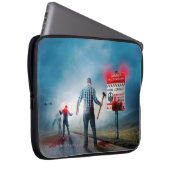 SlipperyJoe's fröhliche Halloween-Zombies Laptopschutzhülle (Vorne Rechts)