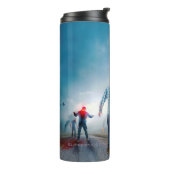 SlipperyJoe's fröhliche Halloween-Zombies Thermosbecher (Nach links gedreht)