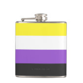 SlipperyJoe's Gay-Geschenke aus dem nichtbinären P Flachmann (Vorderseite)