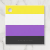 SlipperyJoe's Gay-Geschenke aus dem nichtbinären P Geschenkanhänger (Vorderseite)