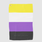 SlipperyJoe's Gay-Geschenke aus dem nichtbinären P Golfhandtuch (Vorderseite)
