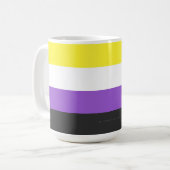 SlipperyJoe's Gay-Geschenke aus dem nichtbinären P Kaffeetasse (Vorderseite Links)