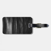 SlipperyJoe's Gay Leather Pride Fahne schwarze Kön Gepäckanhänger (Rückseite horizontal)