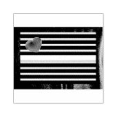 SlipperyJoe's Gay Leather Pride Fahne schwarze Kön Gummistempel (Prägung)