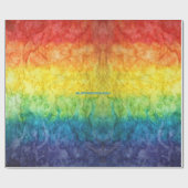 SlipperyJoe's Gay Pride Fahne Regenbogenfarben Kra Geschenkpapier (Flach)