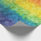 SlipperyJoe's Gay Pride Fahne Regenbogenfarben Kra Geschenkpapier (Ecke)