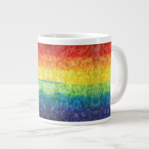 SlipperyJoe's Gay Pride Fahne Regenbogenfarben Kra Jumbo-Tasse