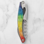 SlipperyJoe's Gay Pride Fahne Regenbogenfarben Kra Kellnermesser (Rückseite)
