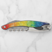 SlipperyJoe's Gay Pride Fahne Regenbogenfarben Kra Kellnermesser (Rückseite)