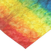 SlipperyJoe's Gay Pride Fahne Regenbogenfarben Kra Kurzer Tischläufer (Ecke)