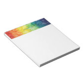 SlipperyJoe's Gay Pride Fahne Regenbogenfarben Kra Notizblock (angewinkelt)