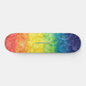 SlipperyJoe's Gay Pride Fahne Regenbogenfarben Kra Skateboard (Horizontal)