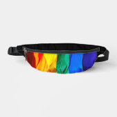 SlipperyJoe's Gay Pride-Fahne schwänzen Stolzfarbe Bauchtasche (Vorderseite)