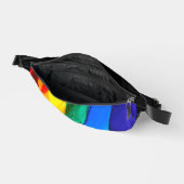 SlipperyJoe's Gay Pride-Fahne schwänzen Stolzfarbe Bauchtasche (Offen)