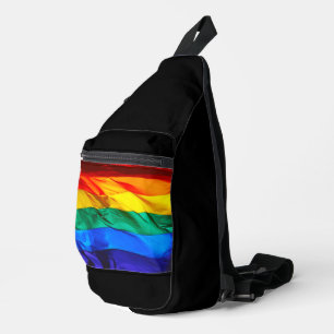SlipperyJoe's Gay Pride-Fahne schwänzen Stolzfarbe Crossbody Bag