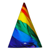 SlipperyJoe's Gay Pride-Fahne schwänzen Stolzfarbe Partyhütchen (Rechts)