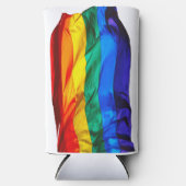 SlipperyJoe's Gay Pride-Fahne schwänzen Stolzfarbe Selters Dosenkühler (Vorderseite)