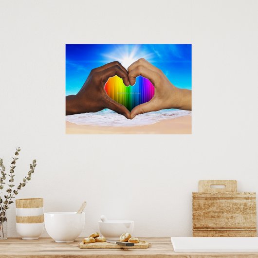 SlipperyJoe's Gehörte Hände — Männliche Hände Poster (Küche)