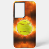 SlipperyJoe's gelbe Softball-Feuerball-Flammenrasp