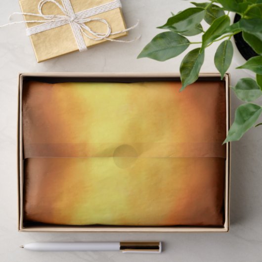 SlipperyJoe's gelbe Softball-Feuerball-Flammenrasp Seidenpapier (Geschenk)