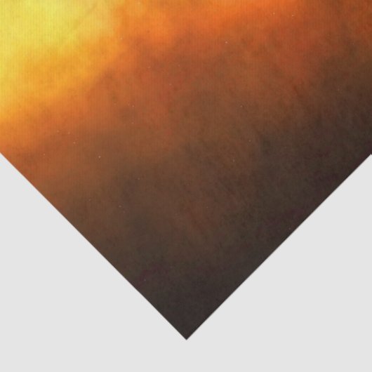 SlipperyJoe's gelbe Softball-Feuerball-Flammenrasp Seidenpapier (Detail)