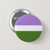 SlipperyJoe's Genderqueer Pride Fahnen Farben non- Button (Vorne & Hinten)
