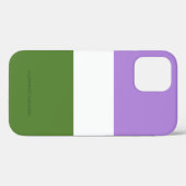 SlipperyJoe's Genderqueer Pride Fahnen Farben non- Case-Mate iPhone Hülle (Rückseite (Horizontal))