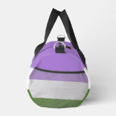 SlipperyJoe's Genderqueer Pride Fahnen Farben non- Duffle Bag (Rechts)