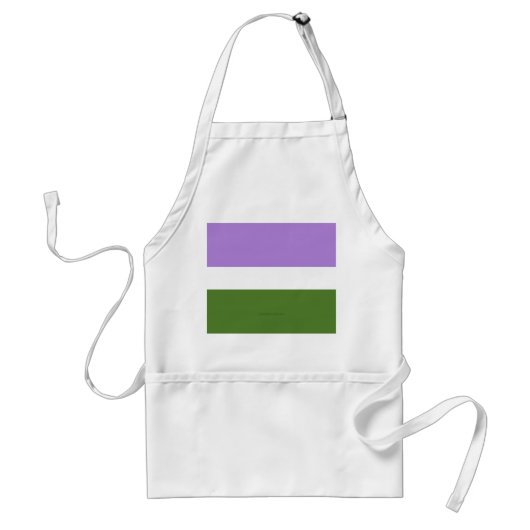 SlipperyJoe's Genderqueer Pride Fahnen Farben non- Schürze (Vorne)