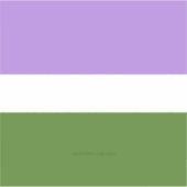 SlipperyJoe's Genderqueer Pride Flag Farben Non-bi Aufkleber (Vorderseite)