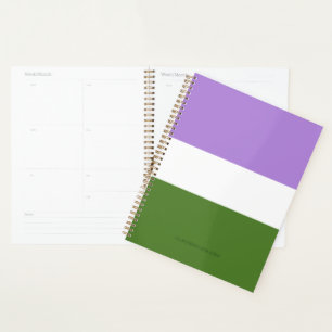 SlipperyJoe's genderqueere Pride-Flagge Lavendelbl Planer