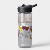 SlipperyJoe's Glasses fermentierte Trauben Weinpou Trinkflasche (Links)