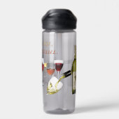 SlipperyJoe's Glasses fermentierte Trauben Weinpou Trinkflasche (Rückseite)