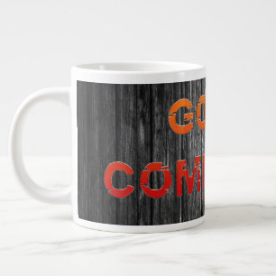 SlipperyJoe's Going Commando fett roter orangefarb Jumbo-Tasse
