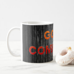 SlipperyJoe's Going Commando fett roter orangefarb Kaffeetasse