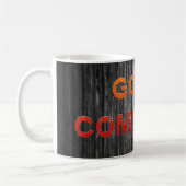 SlipperyJoe's Going Commando fett roter orangefarb Kaffeetasse (Links)