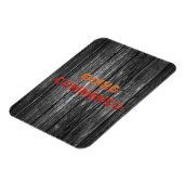 SlipperyJoe's Going Commando fett roter orangefarb Magnet (Linke Seite)