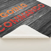 SlipperyJoe's Going Commando fett roter orangefarb Sherpadecke (3/4)