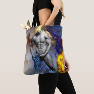 SlipperyJoe's Graustufen-Muskulöser-Mann-Körperbau Tasche