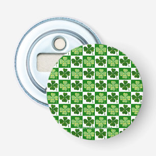 SlipperyJoe's grüne vierblättrige Klee Saint Patri Flaschenöffner