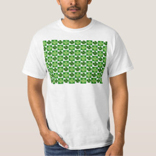 SlipperyJoe's grüne vierblättrige Klee Saint Patri T-Shirt