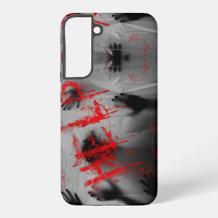 SlipperyJoe's gruseliges Horror-Themen-Visual-Thic Samsung Galaxy Hülle