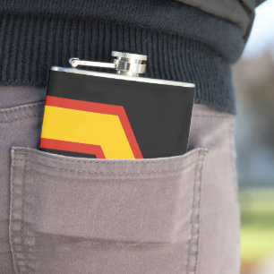 SlipperyJoe's Gummi-Stolzflagge Pfeile Chevron sti Flachmann