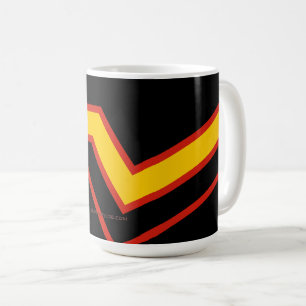 SlipperyJoe's Gummi-Stolzflagge Pfeile Chevron sti Kaffeetasse
