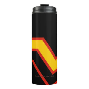 SlipperyJoe's Gummi-Stolzflagge Pfeile Chevron sti Thermosbecher