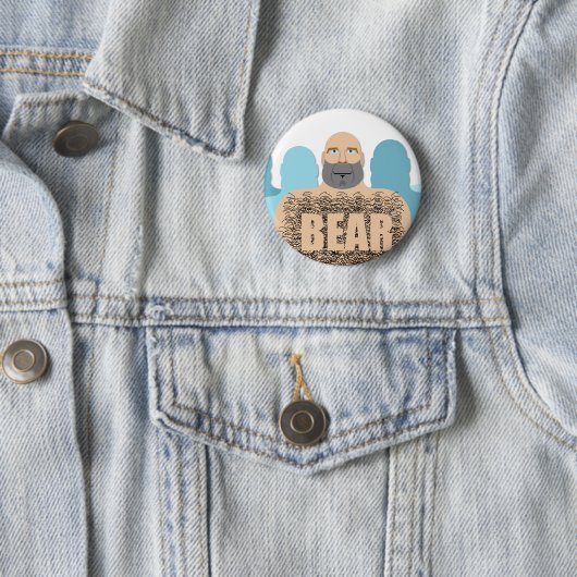 SlipperyJoe's haariger Körper Bär Körper Mann unsh Button (Beispiel)