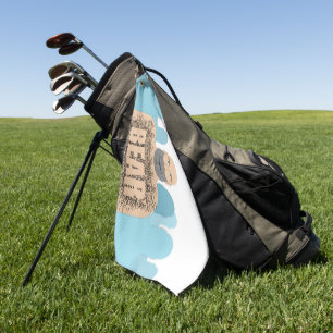 SlipperyJoe's haariger Körper Bär Körper Mann unsh Golfhandtuch
