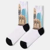 SlipperyJoe's haariger Körper Bär Körper Mann unsh Socken (Linkes Detail)