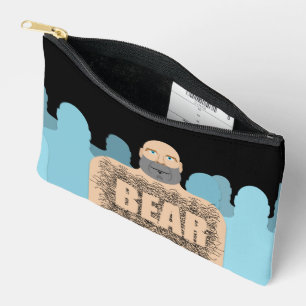 SlipperyJoe's haariger Körper Bär Körper Mann unsh Zubehörtasche